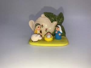 BELEN PESEBRE ARTESANAL NAVIDAD ESCENA TÉ